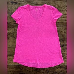 Lilly Pulitzer Hot Pink  Etta Top Small